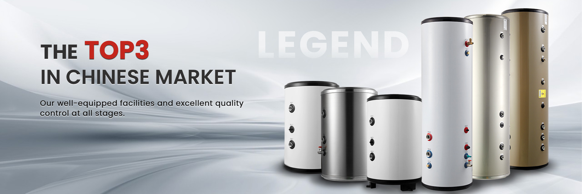 qualité réservoir d'eau de la pompe à chaleur usine